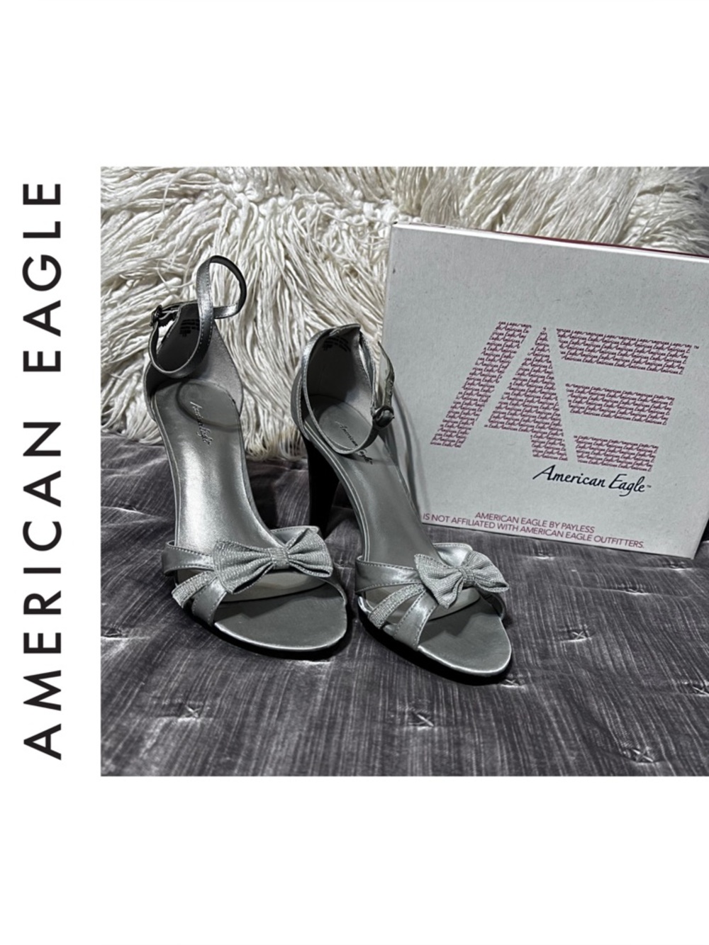 American Eagle Silver Heels